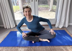yoga pose for digestion sufi roll
