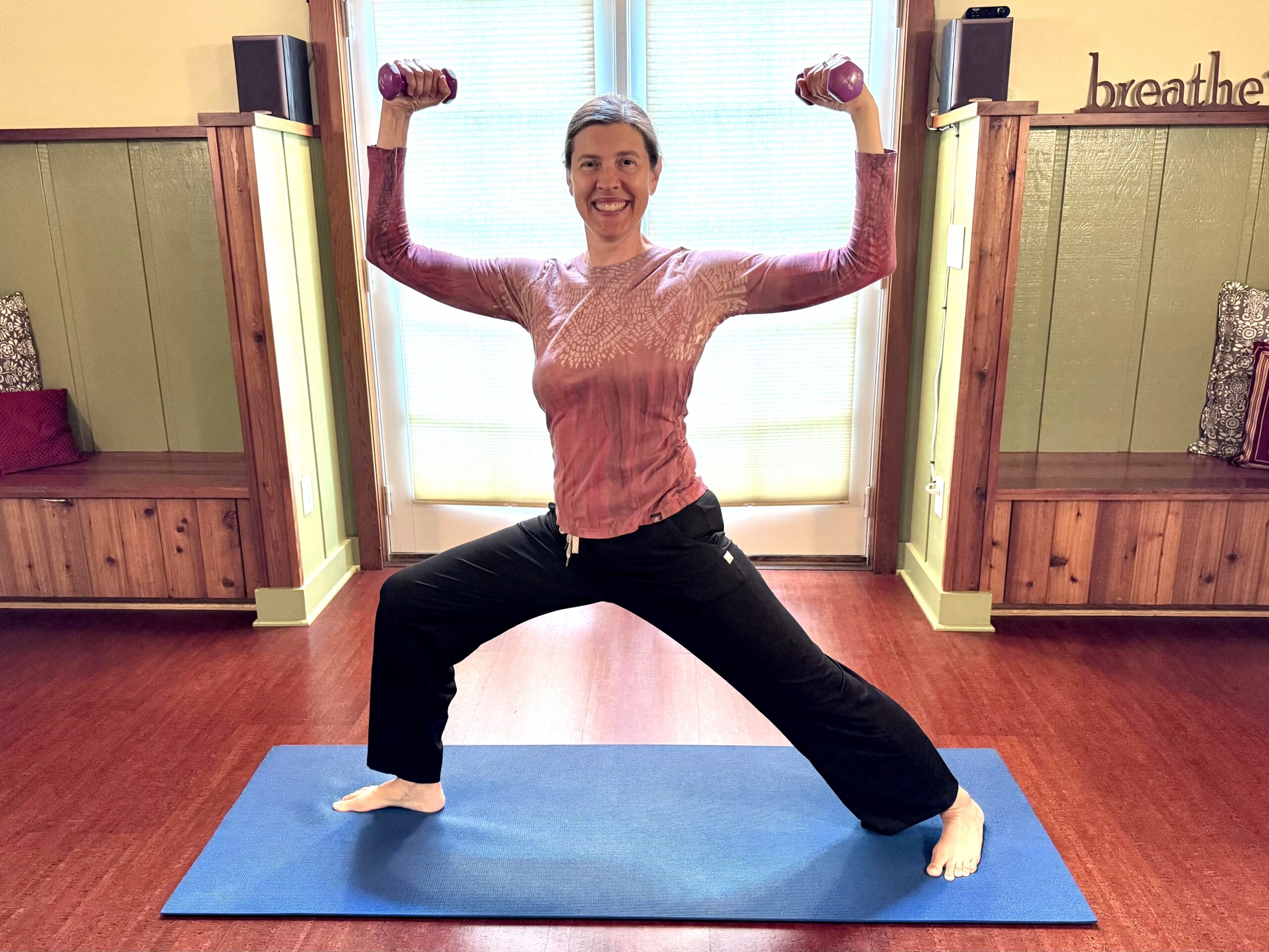yoga with weights